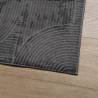 IZA Short Pile Rug - Scandinavian Look in Anthracite 160x230 cm