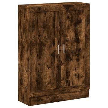 Book Cabinet Smoked Oak - Stylish & Durable Storage Solution