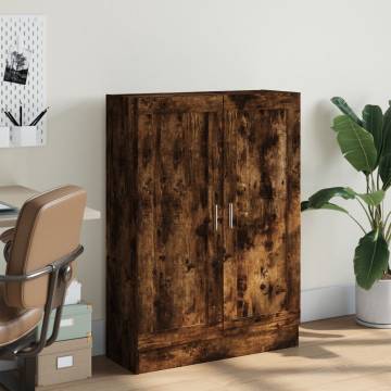 Book Cabinet Smoked Oak - Stylish & Durable Storage Solution