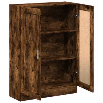 Book Cabinet Smoked Oak - Stylish & Durable Storage Solution