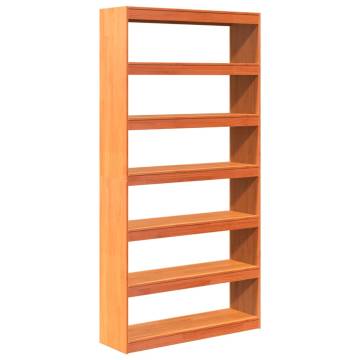 Solid Wood Pine Book Cabinet & Room Divider - 100x30x199.5 cm