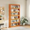 Solid Wood Pine Book Cabinet & Room Divider - 100x30x199.5 cm