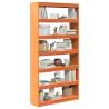 Solid Wood Pine Book Cabinet & Room Divider - 100x30x199.5 cm