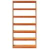 Solid Wood Pine Book Cabinet & Room Divider - 100x30x199.5 cm