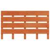 Stylish Wax Brown Solid Wood Pine Headboard - 120 cm