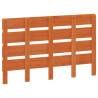 Stylish Wax Brown Solid Wood Pine Headboard - 120 cm