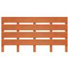 Stylish Wax Brown Solid Wood Pine Headboard - 150cm