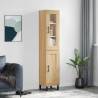 Highboard Sonoma Oak 34.5x34x180 cm Engineered Wood Colour sonoma oak Quantity in Package 1 Model 1 wood door 