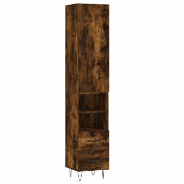 Highboard Smoked Oak - Stylish Storage Solution | HipoMarket