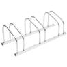 Bike Rack for 3 Bikes Galvanised Steel Colour silver Bicycle Capacity 3 Model trapezoid 