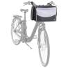 TRIXIE Bicycle Basket for Pets - Safe & Stylish - Black & Grey