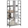 Bookshelf Grey Sonoma 78.5x33x153 cm - Durable & Stylish