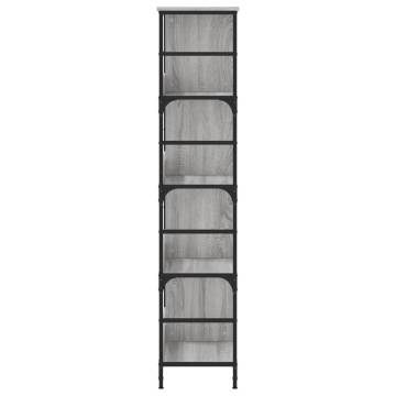 Bookshelf Grey Sonoma 78.5x33x153 cm - Durable & Stylish