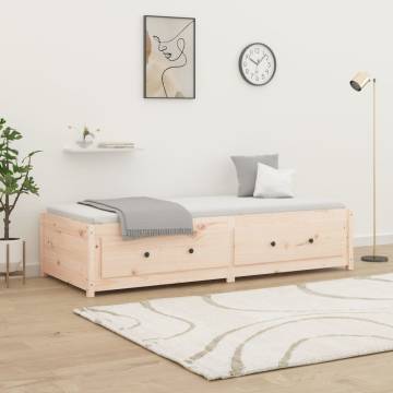 Day Bed 90x200 cm - Solid Pine Wood - Versatile Furniture