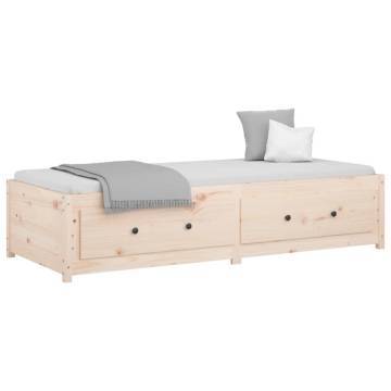 Day Bed 90x200 cm - Solid Pine Wood - Versatile Furniture