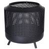 ProGarden Fire Basket With BBQ Grid 50x51 cm - Black