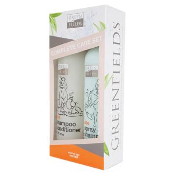 Greenfields Complete Care Dog Shampoo & Spray Set | 500ml