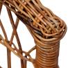 Stylish Outdoor Chair - Natural Rattan in Brown