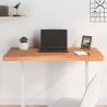 Desk Top 100x(45-50)x4 cm Solid Wood Beech Colour brown Size 100 x (45-50) x 4 cm 