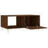 Elegant Brown Oak Coffee Table - 90x50x40 cm