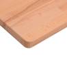 Solid Wood Beech Desk Top 100x60 cm - Ideal for Any Workspace