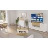 FMD TV/Hi-Fi Unit Cabinet - White & Artisan Oak 182 cm