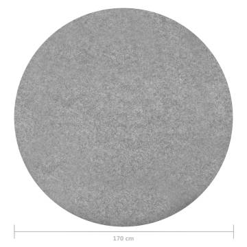 Artificial Grass with Studs - 170 cm Grey Round | HipoMarket