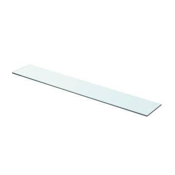 Clear Glass Shelves - 2 pcs Panel 80x12 cm | HipoMarket