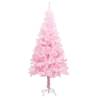 Pre-lit Pink Christmas Tree with Ball Set – 120 cm PVC