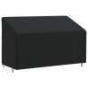 3-Seater Black Bench Cover - Waterproof & UV Protection