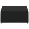 3-Seater Black Bench Cover - Waterproof & UV Protection