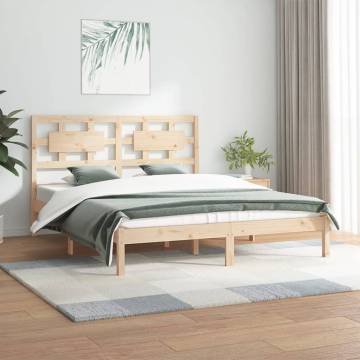 Solid Wood Pine Bed Frame 180x200 cm - Super King Size