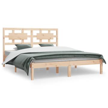 Solid Wood Pine Bed Frame 180x200 cm - Super King Size