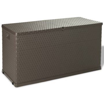 Garden Storage Box Brown 120x56x63 cm | Stylish & Durable