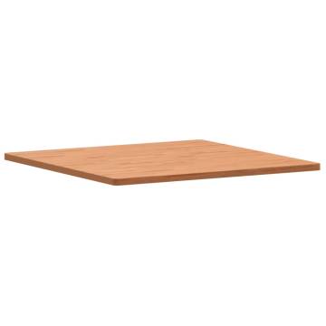 Solid Wood Beech Table Top 90x90 cm - Durable & Versatile