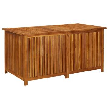 Garden Storage Box 150x80x75 cm - Solid Acacia Wood