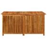 Garden Storage Box 150x80x75 cm - Solid Acacia Wood