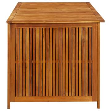 Garden Storage Box 150x80x75 cm - Solid Acacia Wood