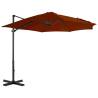 Cantilever Umbrella with Aluminium Pole Terracotta 300 cm Colour terracotta Size 300 x 238 cm Quantity in Package 1 