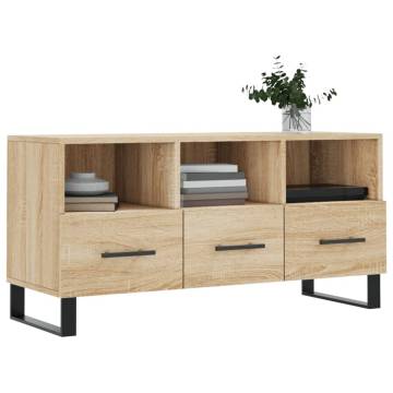 Stylish TV Cabinet Sonoma Oak - 102x36x50 cm | Hipo Market