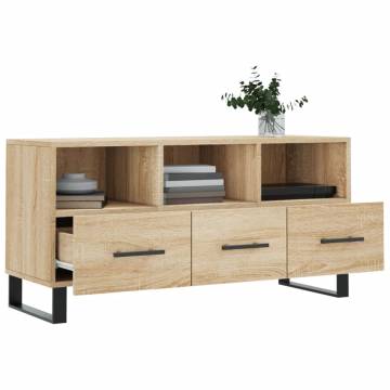 Stylish TV Cabinet Sonoma Oak - 102x36x50 cm | Hipo Market