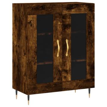 Highboard Smoked Oak 69.5x34x180 cm - Stylish Storage Solution