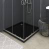 Square ABS Shower Base Tray Black 80x80 cm Colour black Size 80 x 80 cm 