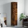 Highboard Smoked Oak 34.5x34x180 cm Engineered Wood Colour smoked oak Quantity in Package 1 Model 1 door 