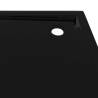 Square ABS Shower Base Tray Black 80x80 cm | Hipo Market