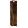 Stylish Highboard Smoked Oak - 34.5x34x180 cm | HipoMarket