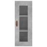 Stylish Highboard Concrete Grey - 34.5x34x180 cm | Hipomarket