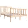 Solid Wood Bed Frame 140x200 cm - Durable & Stylish Design