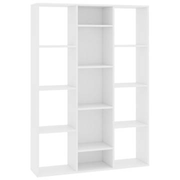 Room Divider/Book Cabinet White – Elegant Storage Solution