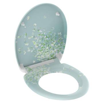 SCHÜTTE Flower in the Wind Toilet Seat - Soft-Close & Quick Release